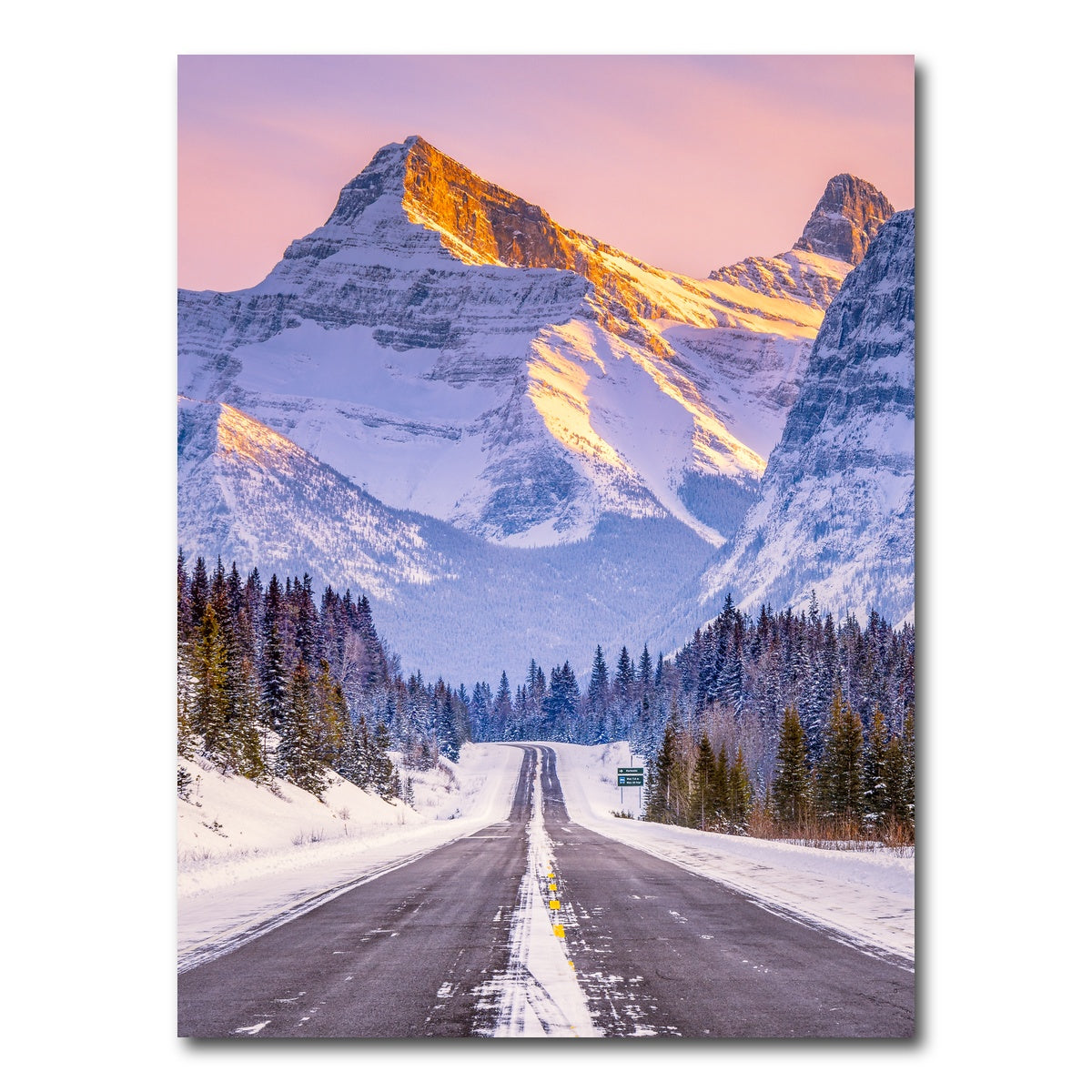 AUTO-MOCKUP WHITE | Gold on the Peak | 1 Piece | Gallery Wrap Canvas | group=3x4