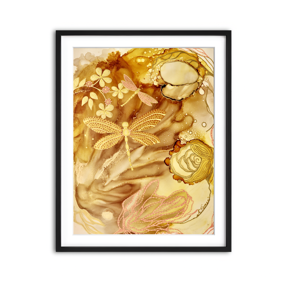 Framed Print 3x4 Black