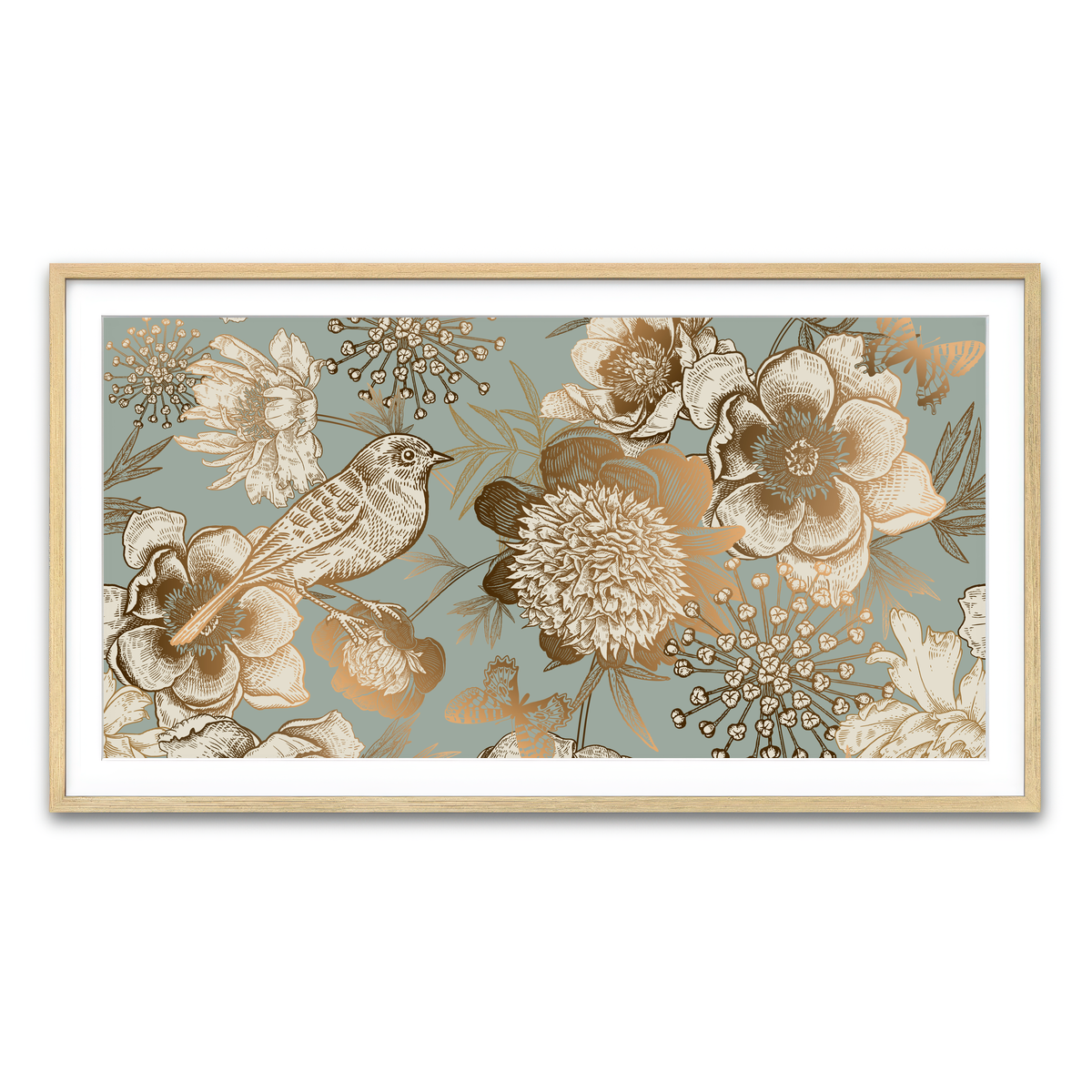 Framed Print 2x1 Natural