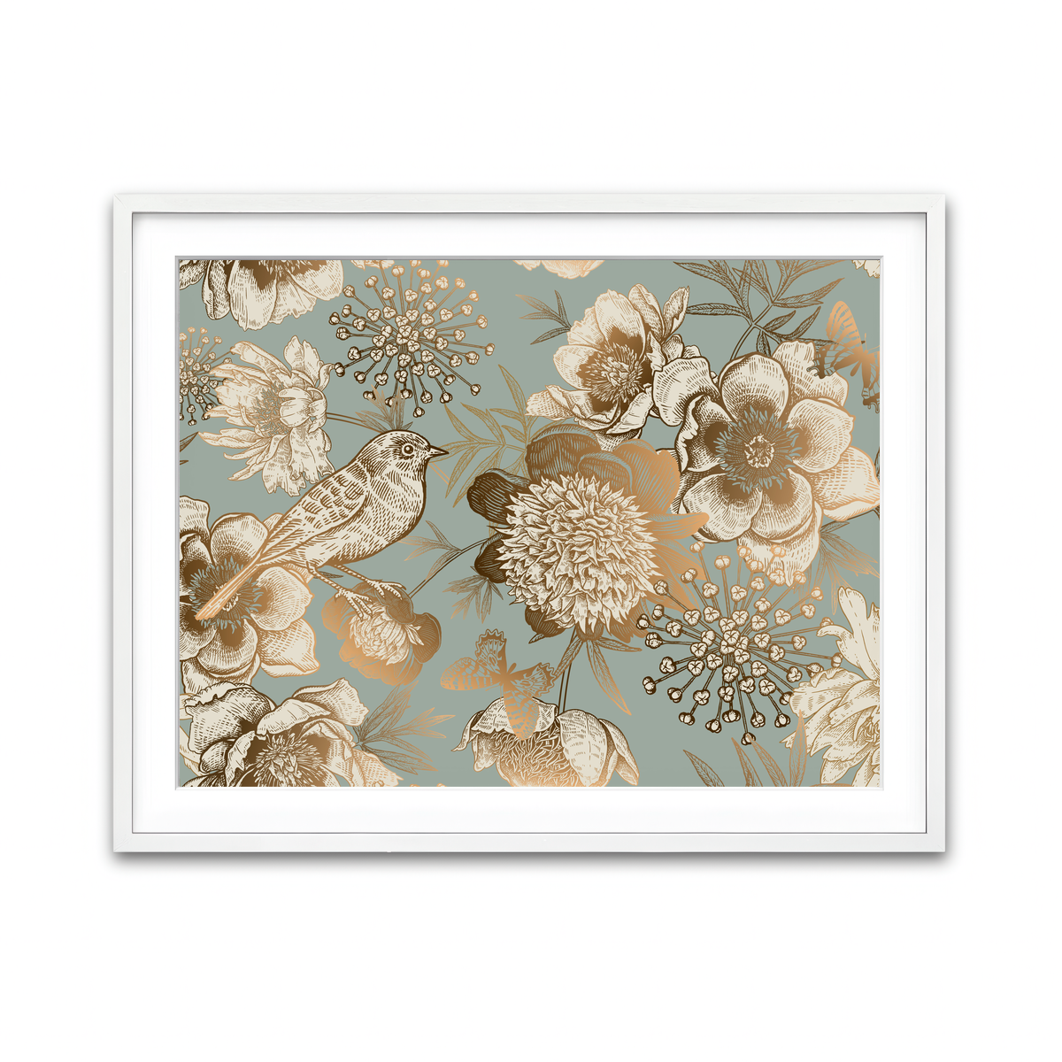 Framed Print 4x3 White