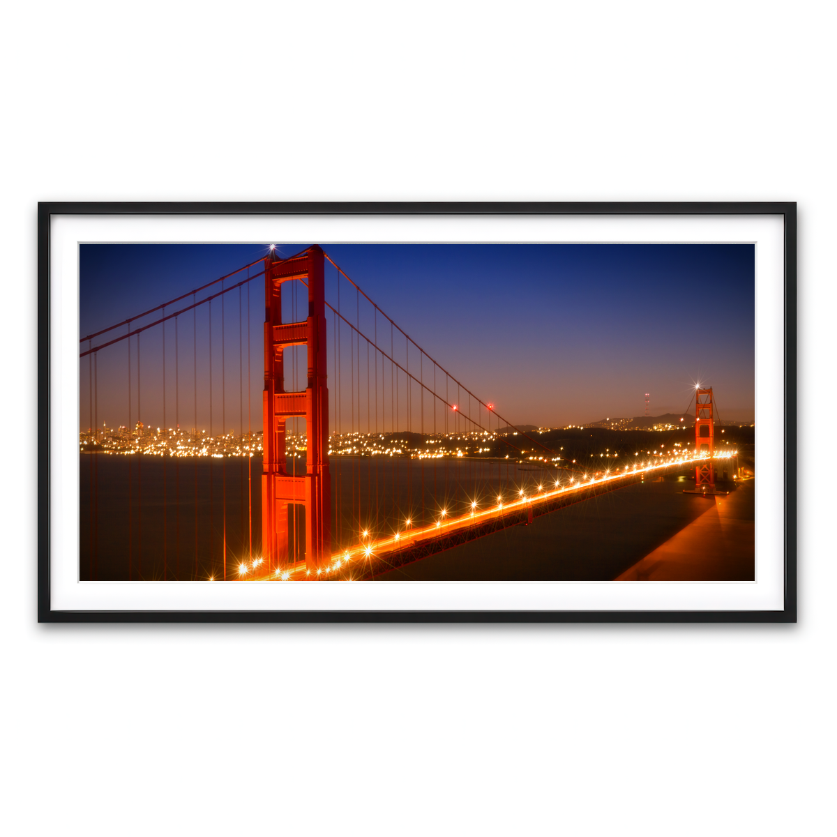 Framed Print 2x1 Black