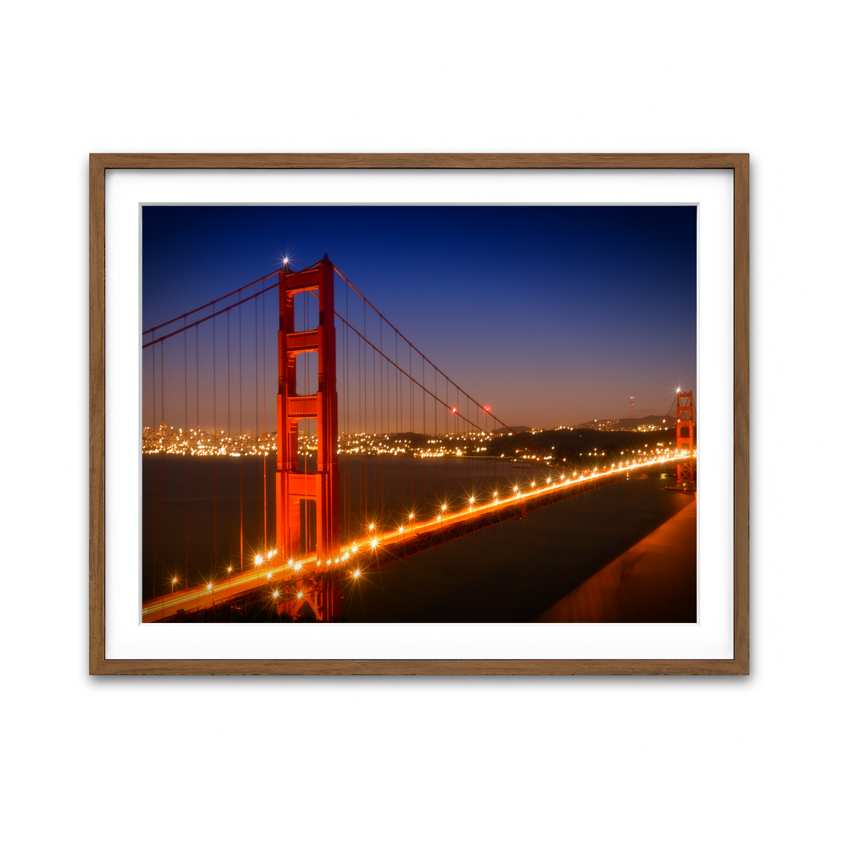 Framed Print 4x3 Walnut