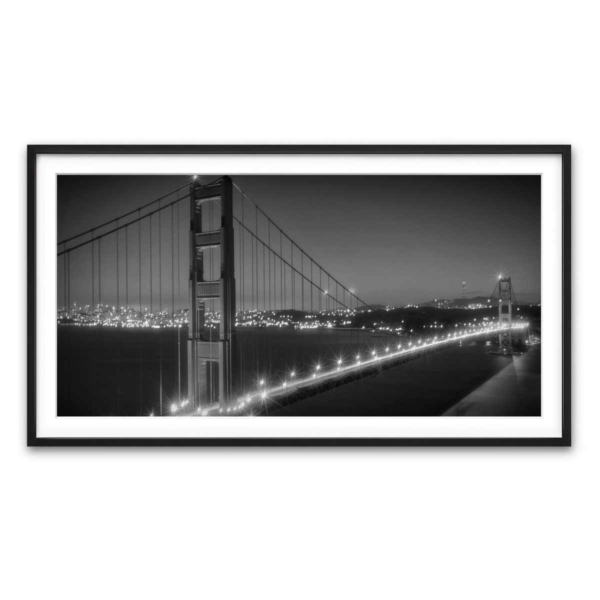 Framed Print 2x1 Black
