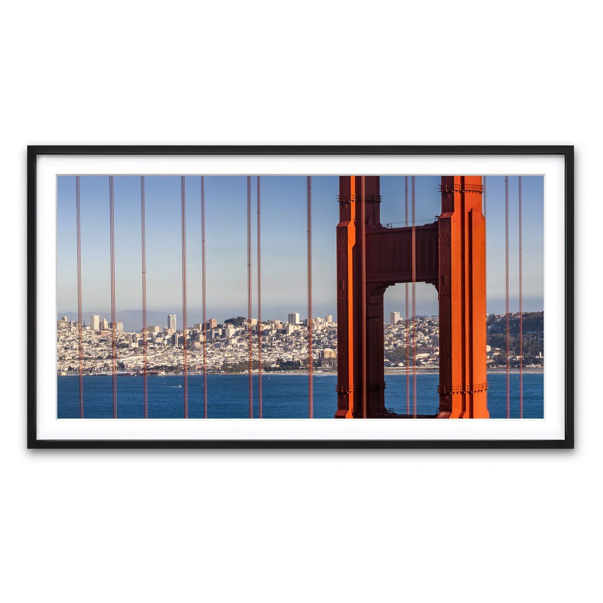 Framed Print 2x1 Black