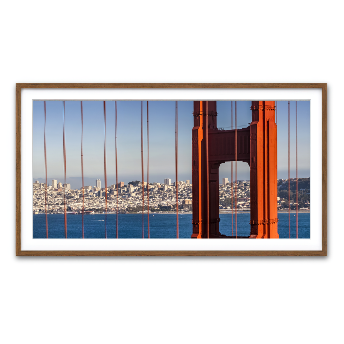 Framed Print 2x1 Walnut