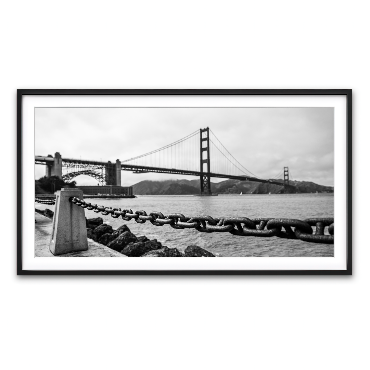 Framed Print 2x1 Black