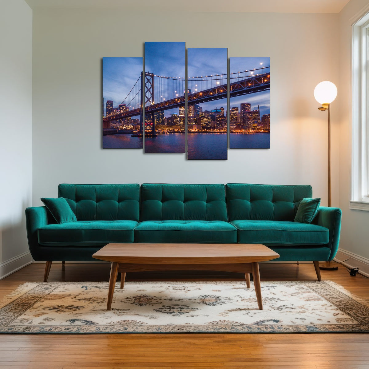 AUTO-MOCKUP ROOM | Golden Gate at Night