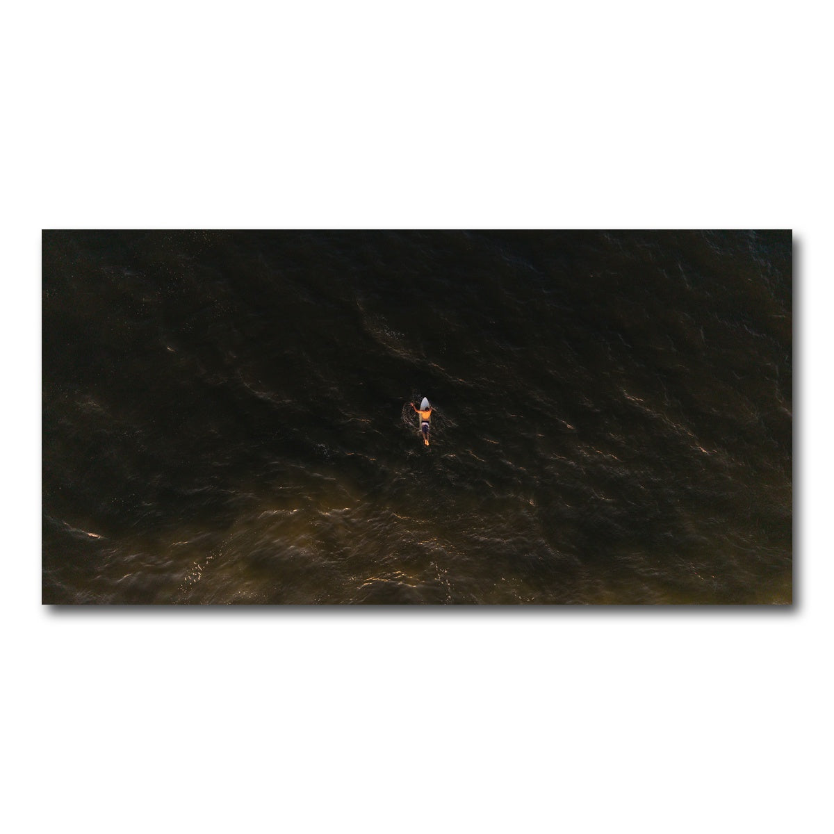 AUTO-MOCKUP WHITE | Golden Hour Drift | 1 Piece | Gallery Wrap Canvas | group=2x1