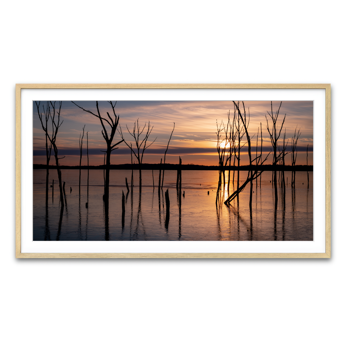 Framed Print 2x1 Natural