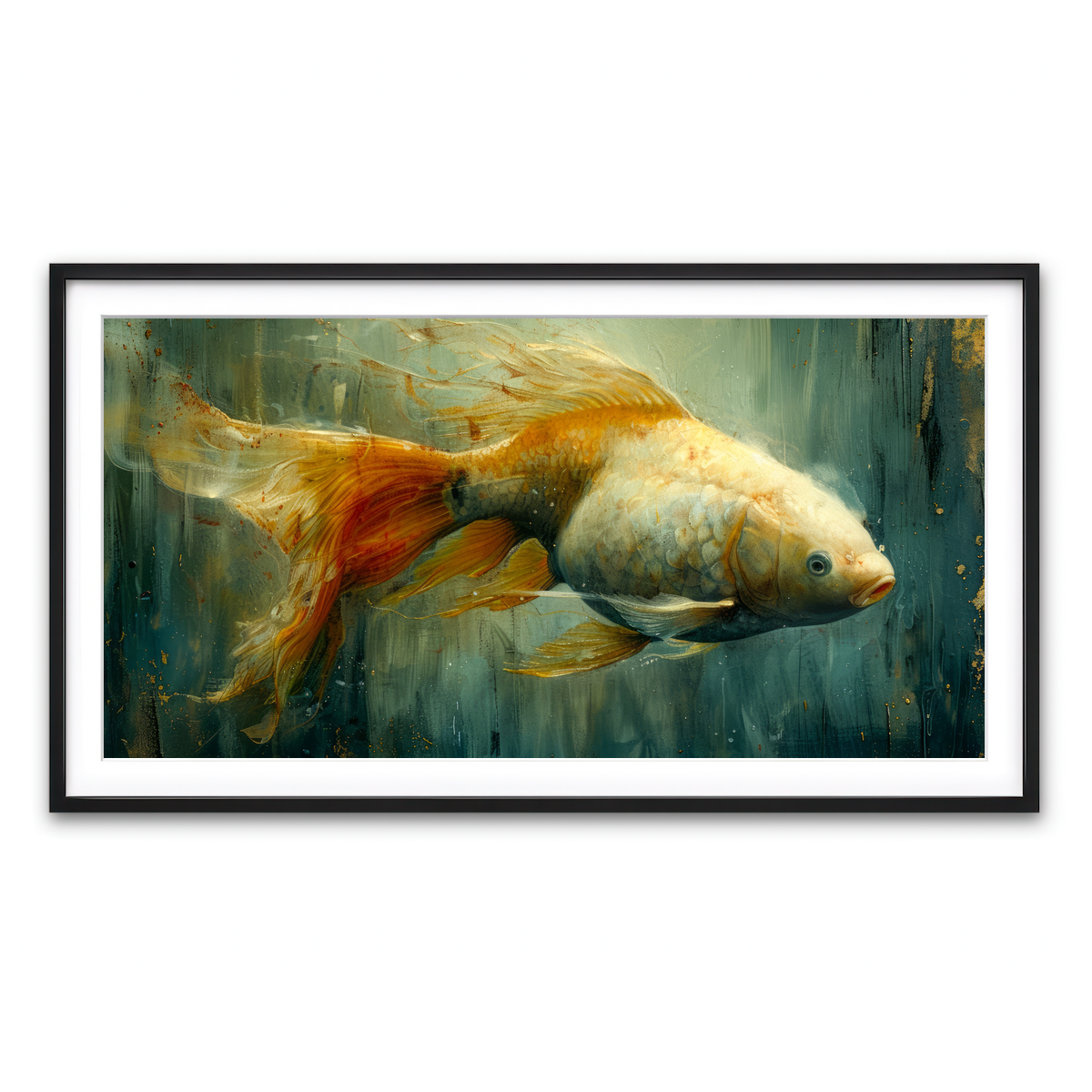 Framed Print 2x1 Black