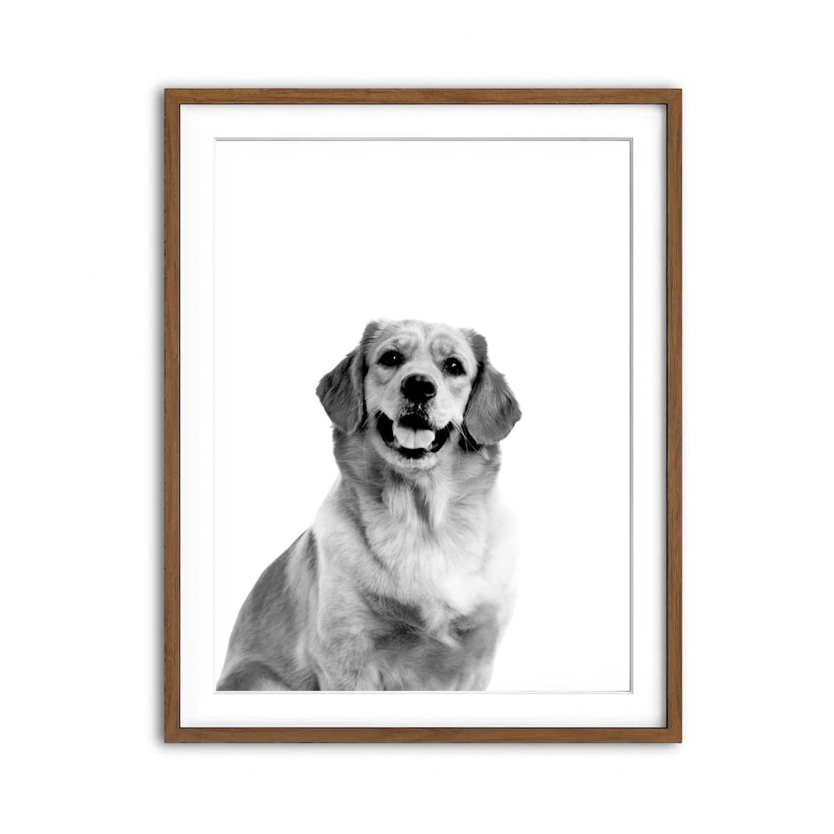 Framed Print 3x4 Walnut