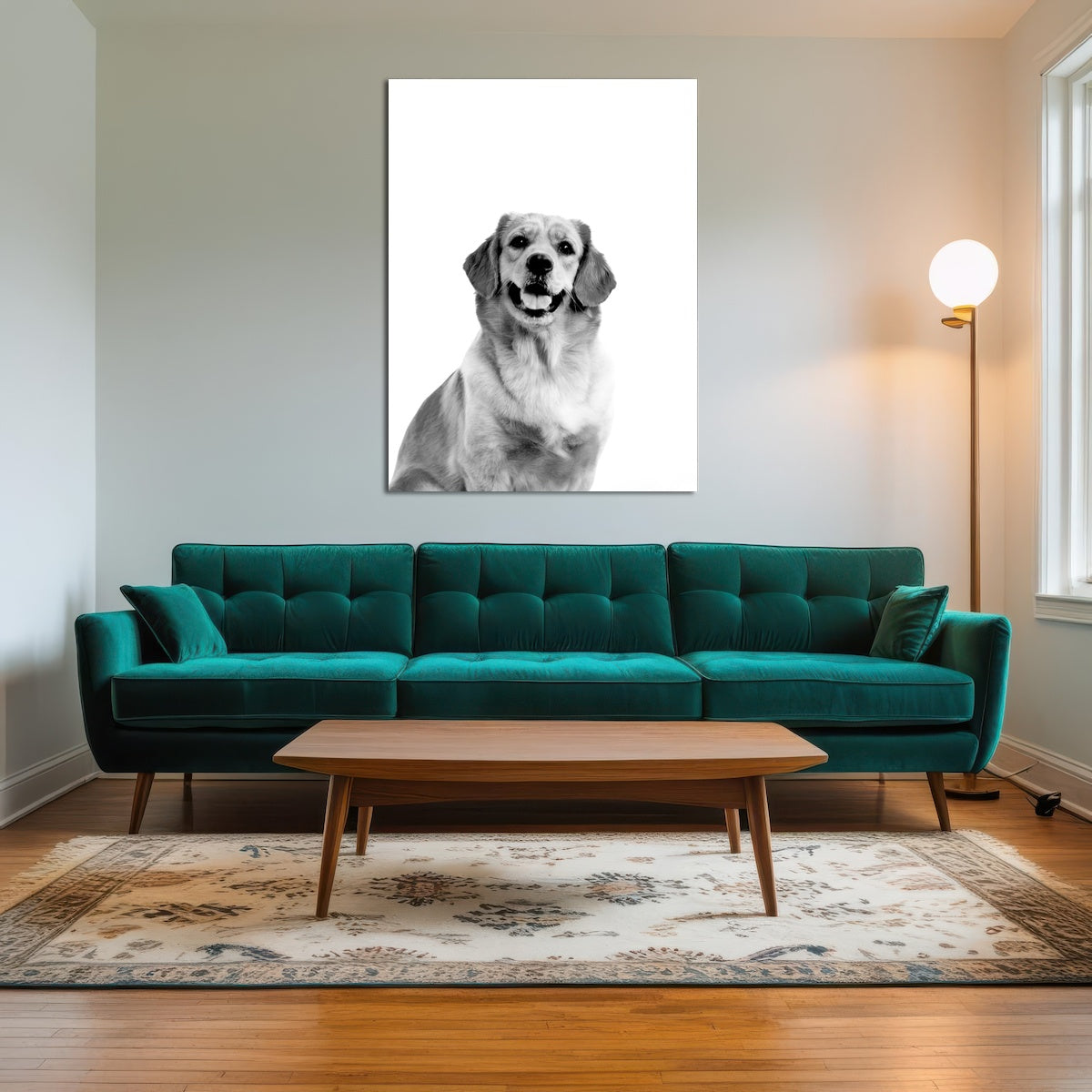 AUTO-MOCKUP ROOM | Golden Retriever