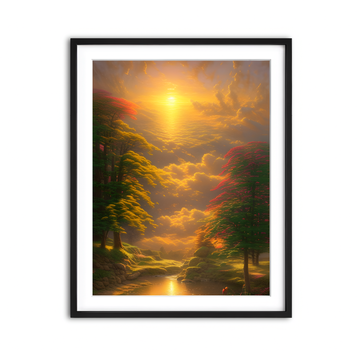 Framed Print 3x4 Black