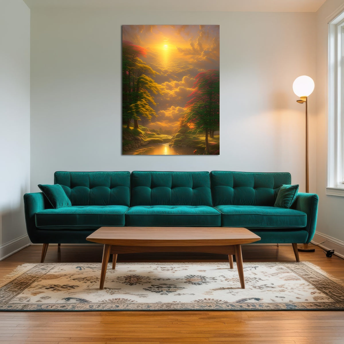 AUTO-MOCKUP ROOM | Golden Sunrise