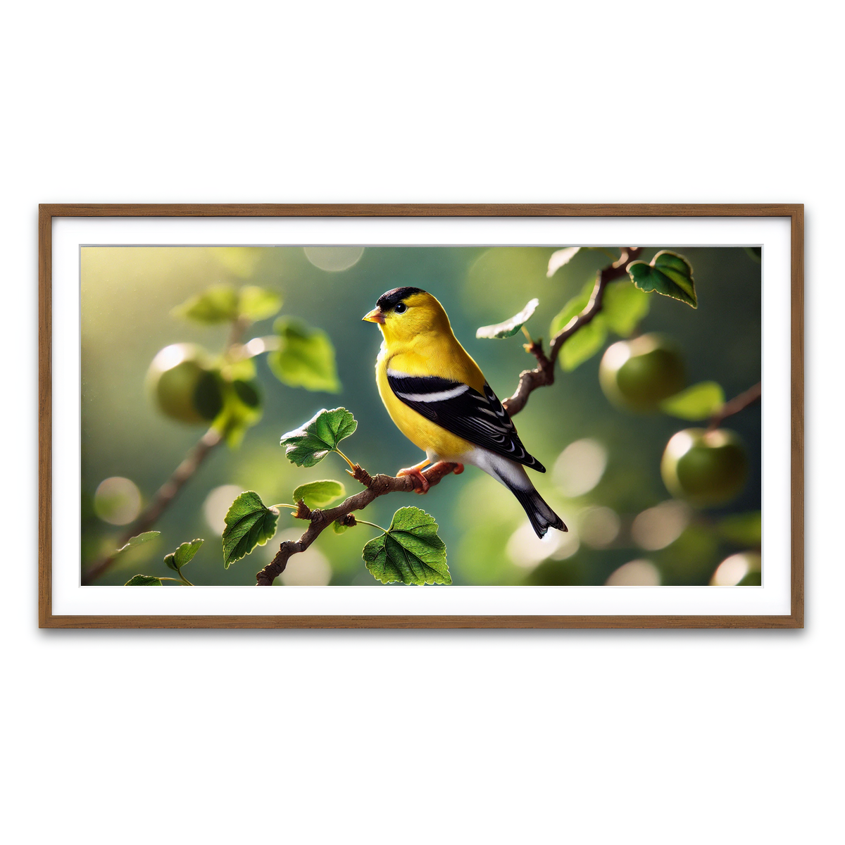 Framed Print 2x1 Walnut