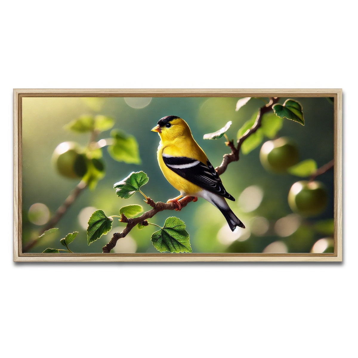 AUTO-MOCKUP WHITE | Goldfinch | 1 Piece | Natural Framed Canvas | group=2x1