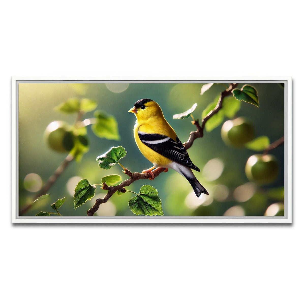 AUTO-MOCKUP WHITE | Goldfinch | 1 Piece | White Framed Canvas | group=2x1