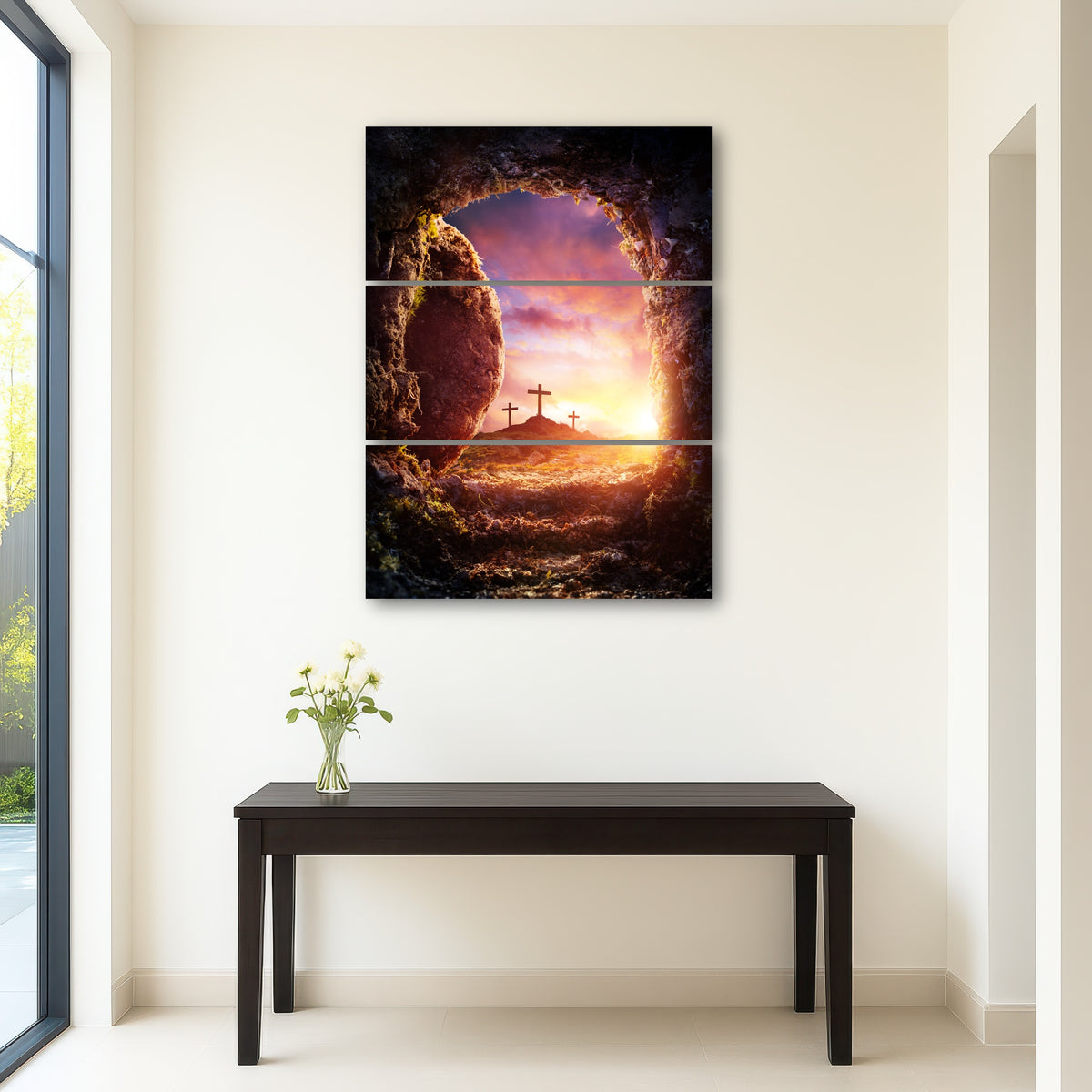 AUTO-MOCKUP ROOM | Golgotha Canvas Wall Art