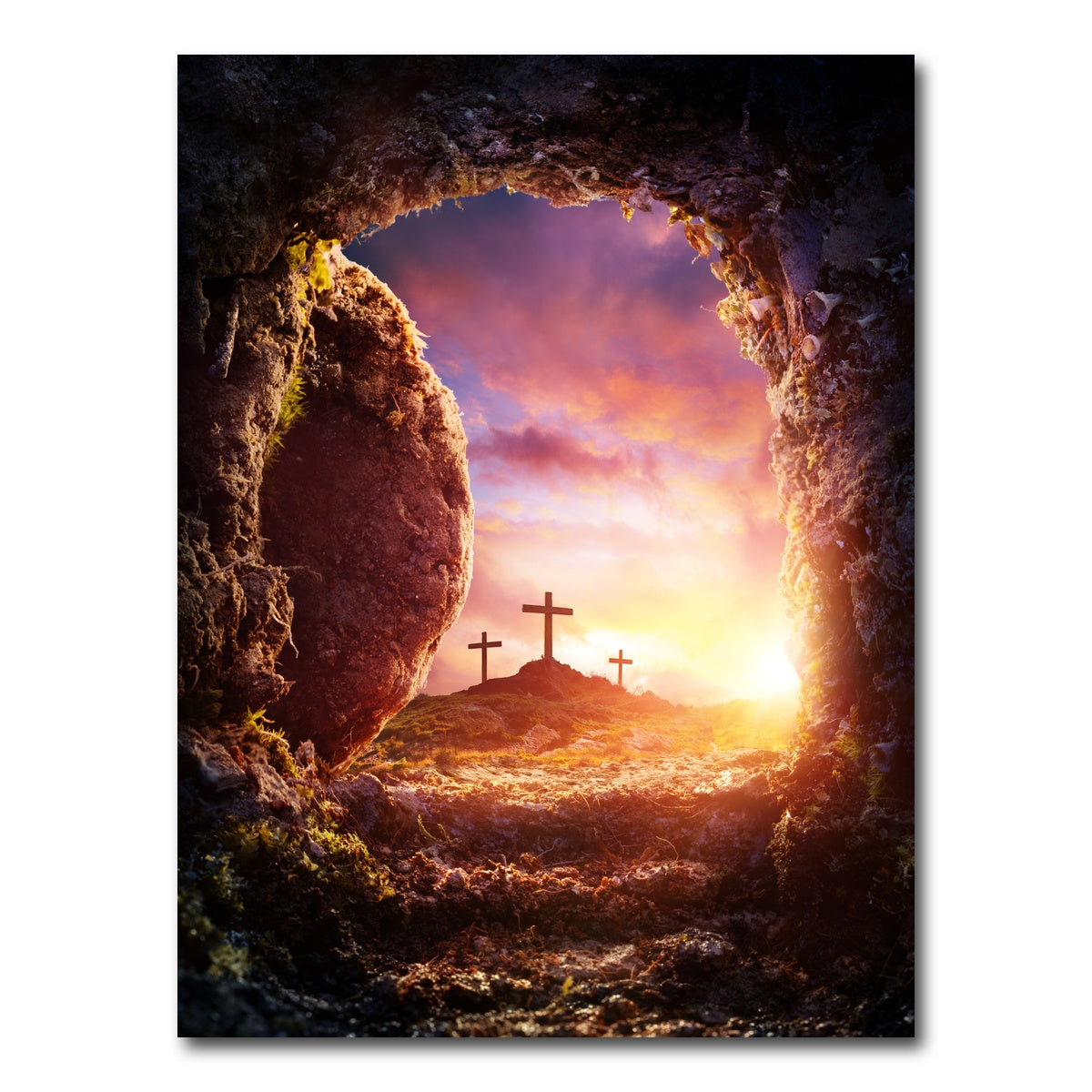 AUTO-MOCKUP WHITE | Golgotha Canvas Wall Art | 1 Piece | Gallery Wrapped | group=3x4