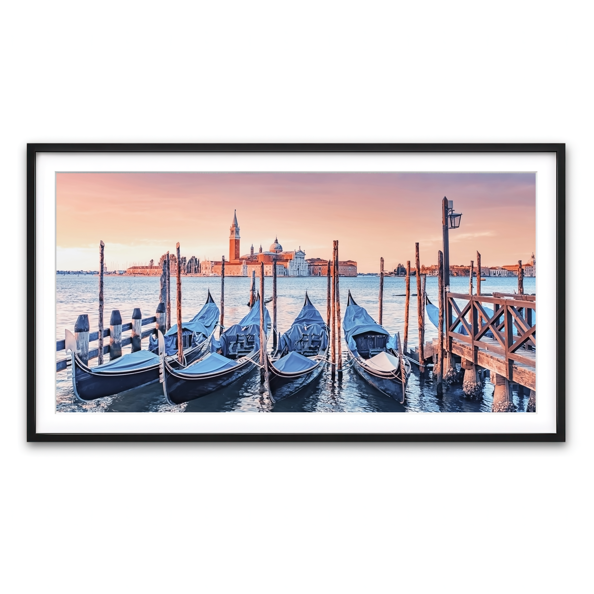 Framed Print 2x1 Black