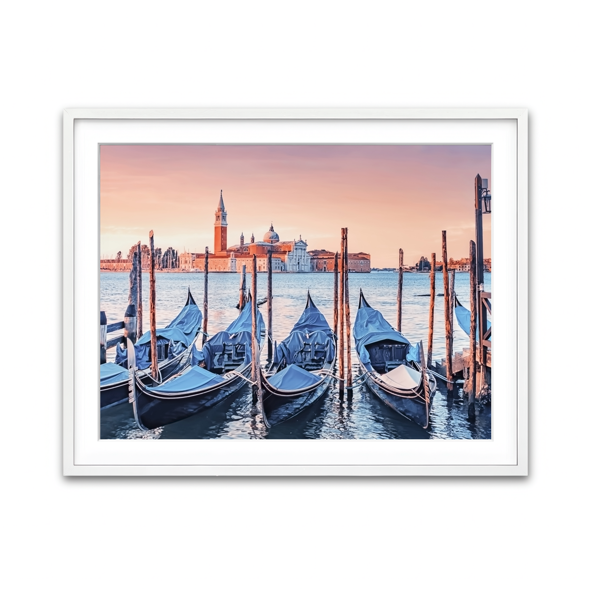 Framed Print 4x3 White
