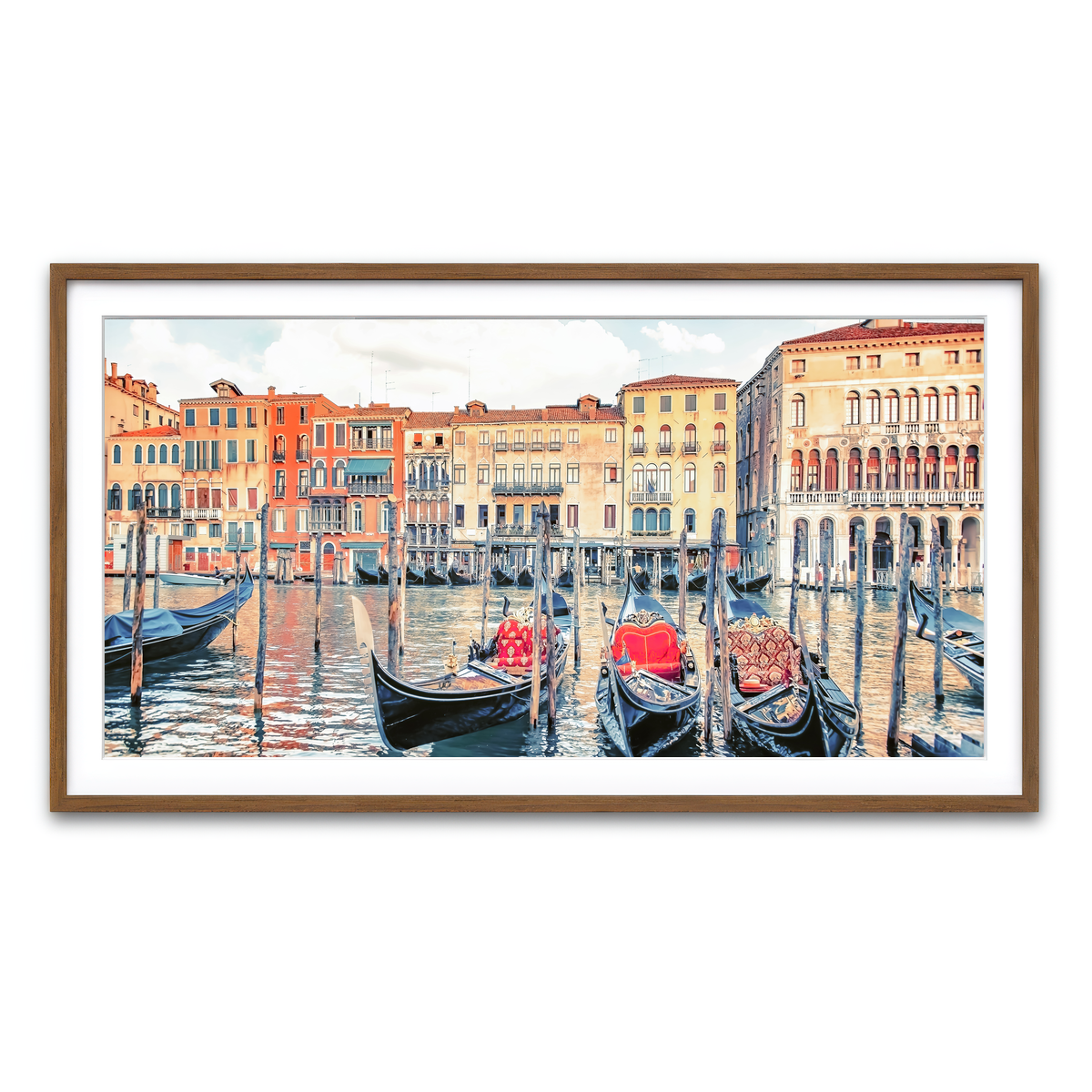 Framed Print 2x1 Walnut