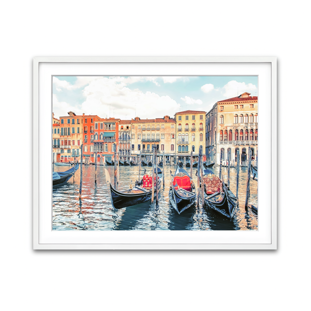 Framed Print 4x3 White