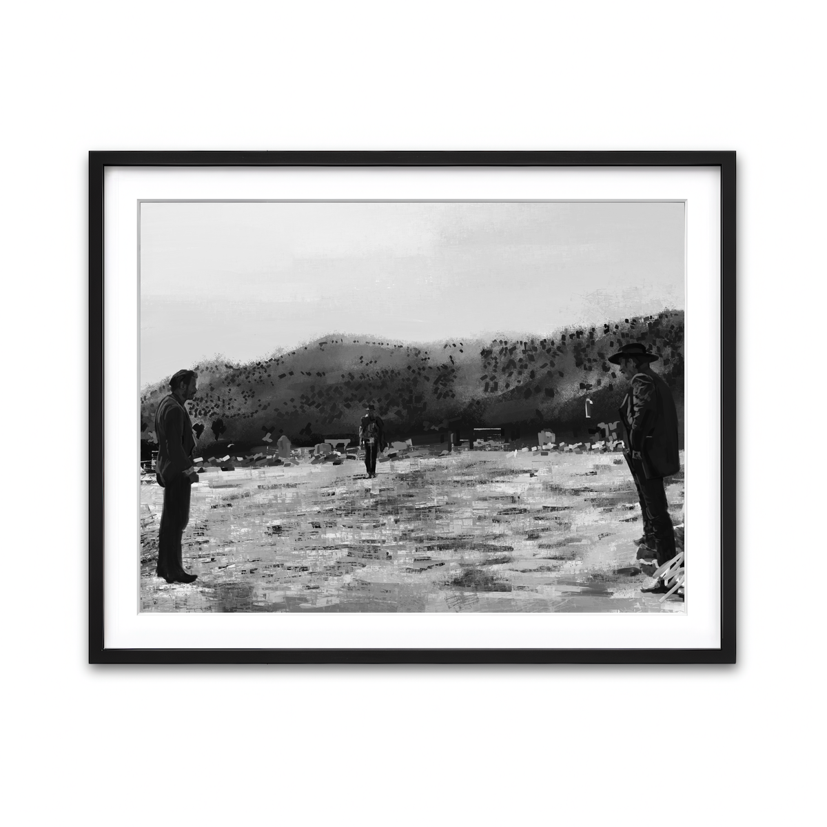 Framed Print 4x3 Black