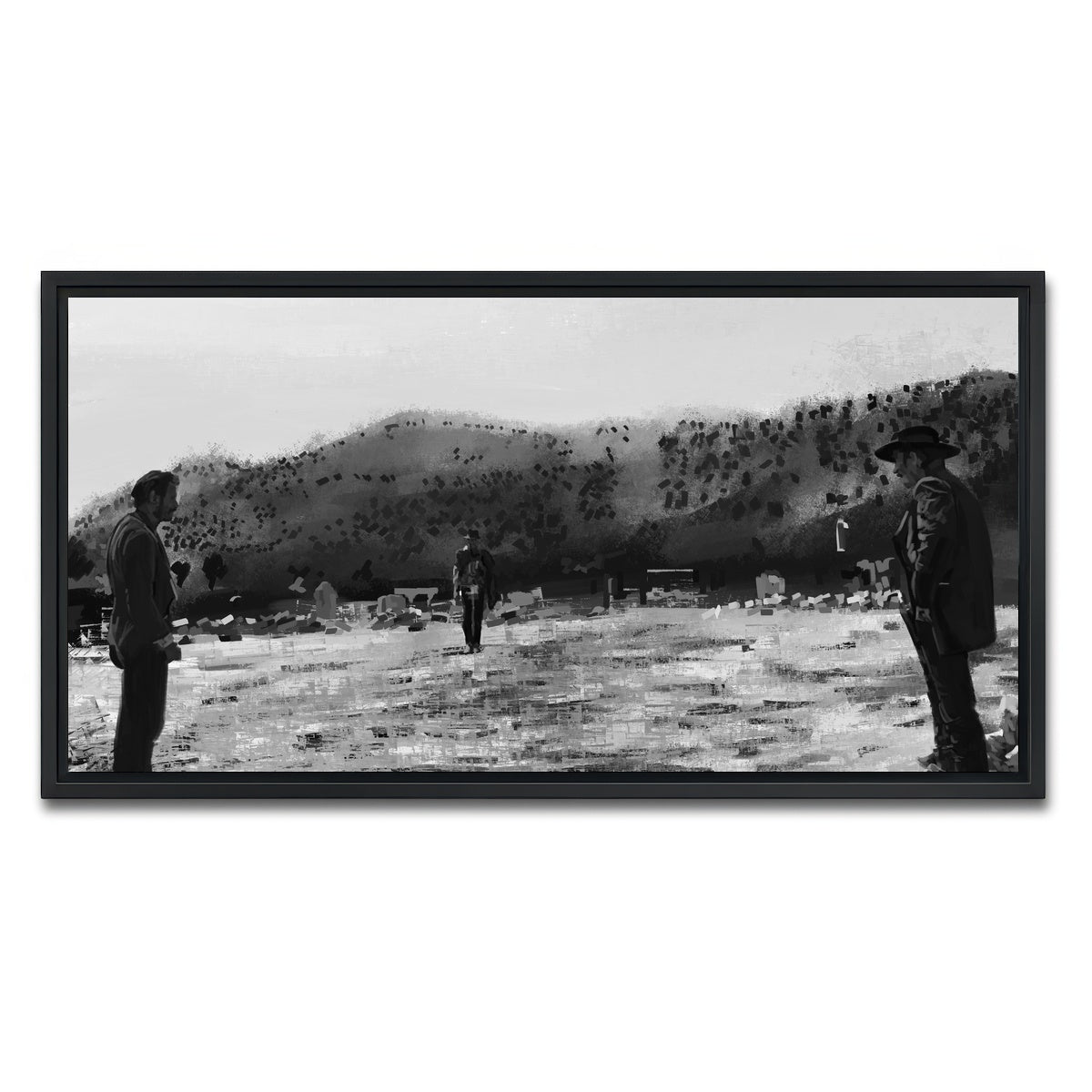 AUTO-MOCKUP WHITE | Good Bad Ugly | 1 Piece | Black Framed Canvas | group=2x1