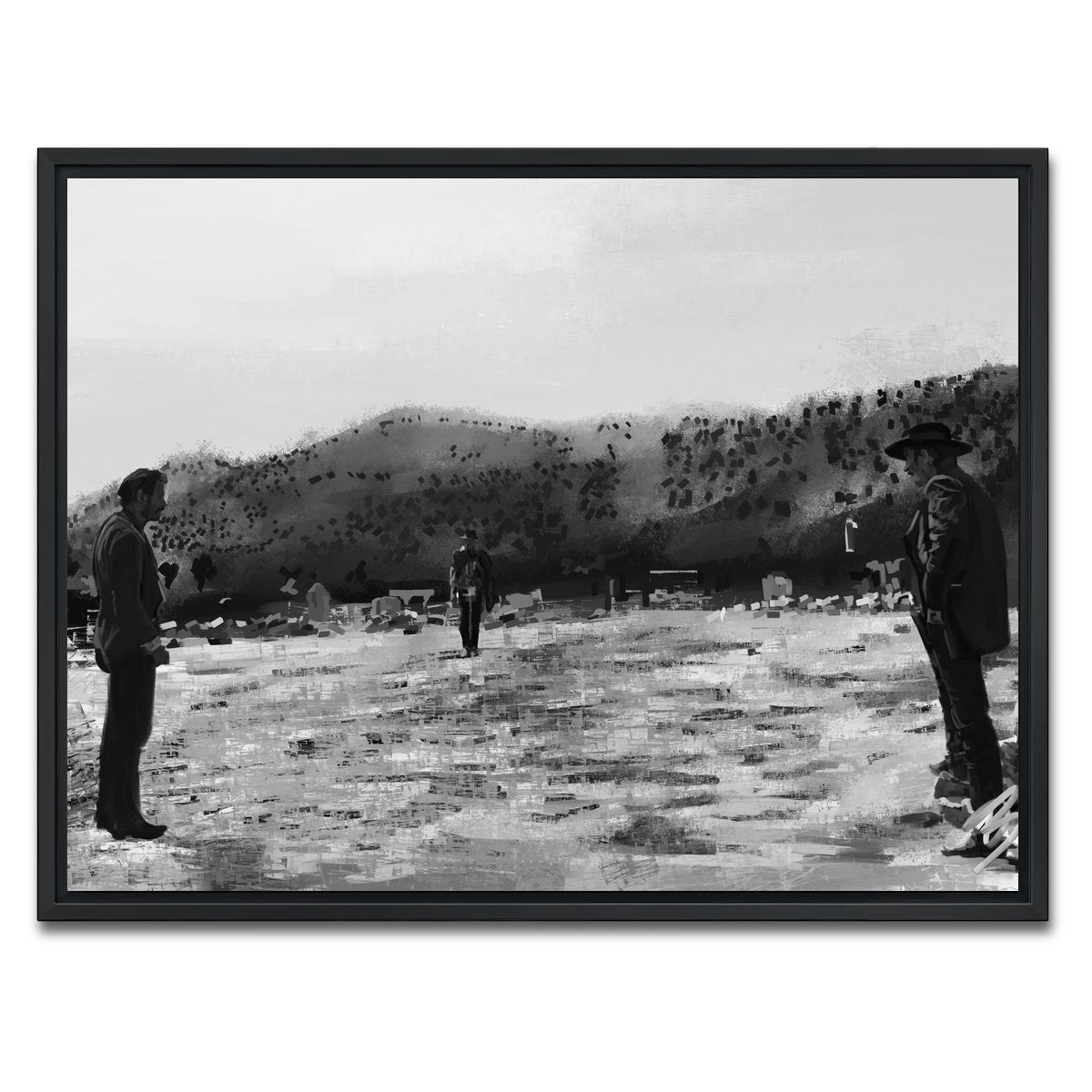 AUTO-MOCKUP WHITE | Good Bad Ugly | 1 Piece | Black Framed Canvas | group=4x3
