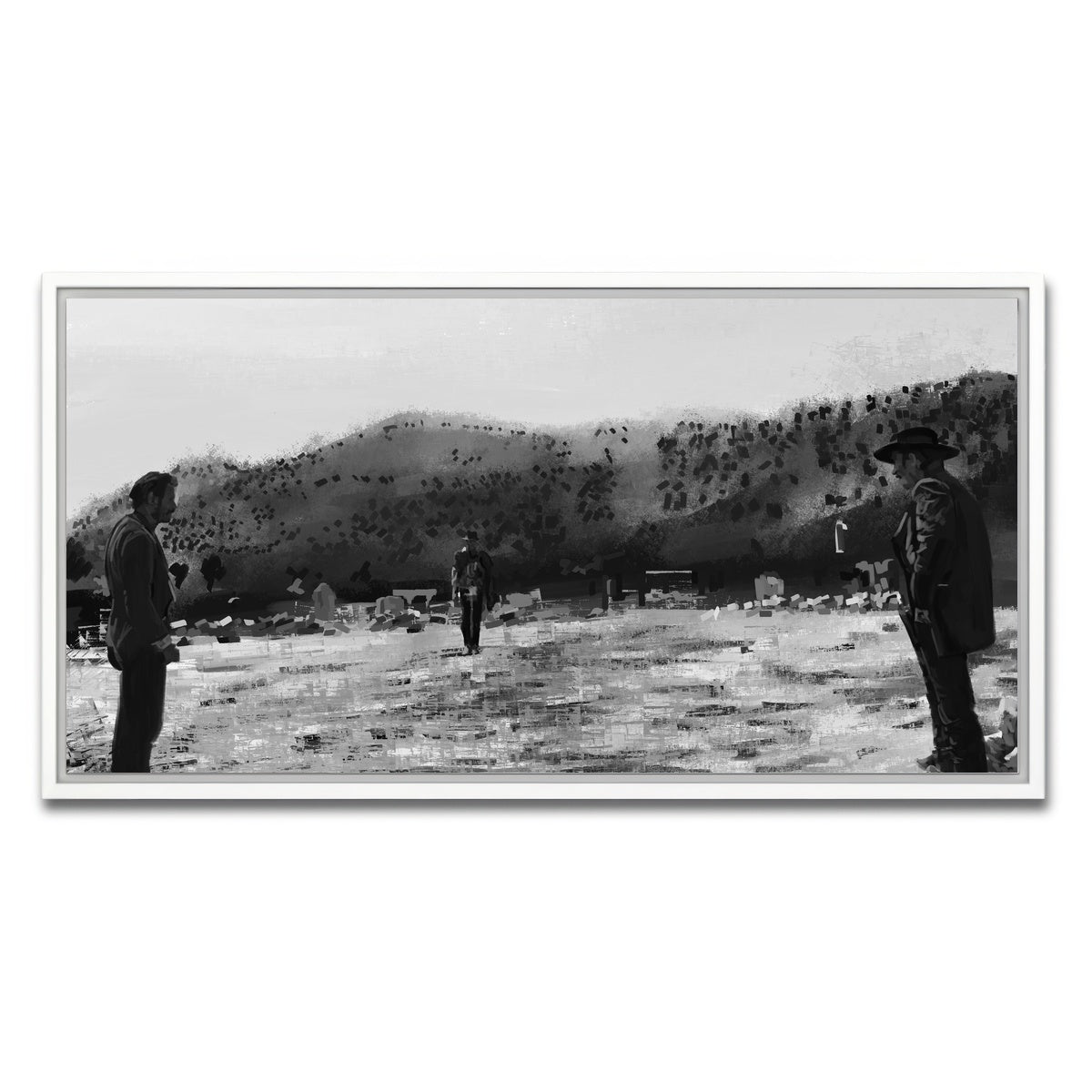 AUTO-MOCKUP WHITE | Good Bad Ugly | 1 Piece | White Framed Canvas | group=2x1