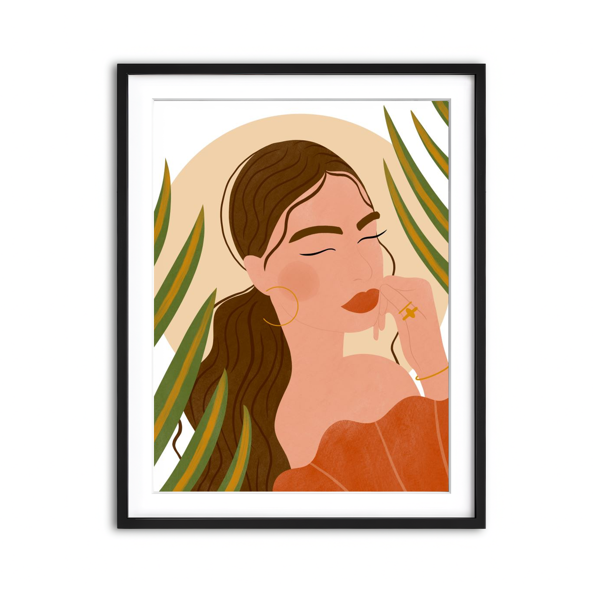 Framed Print 3x4 Black