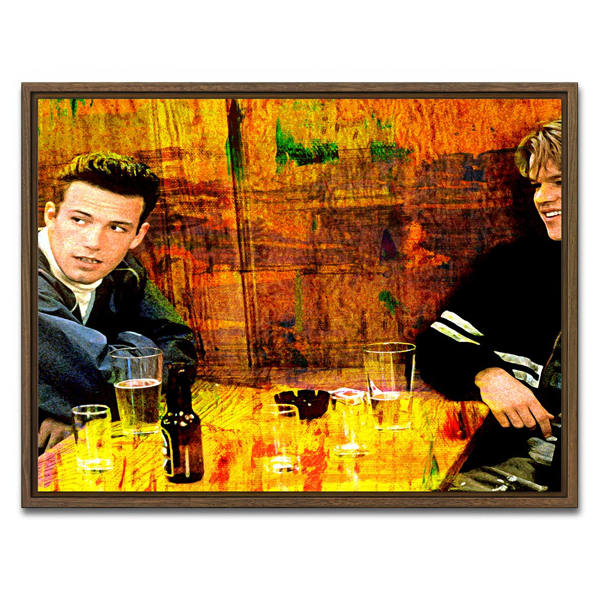 AUTO-MOCKUP WHITE | Good Will Hunting | 1 Piece | Walnut Framed Canvas | group=4x3