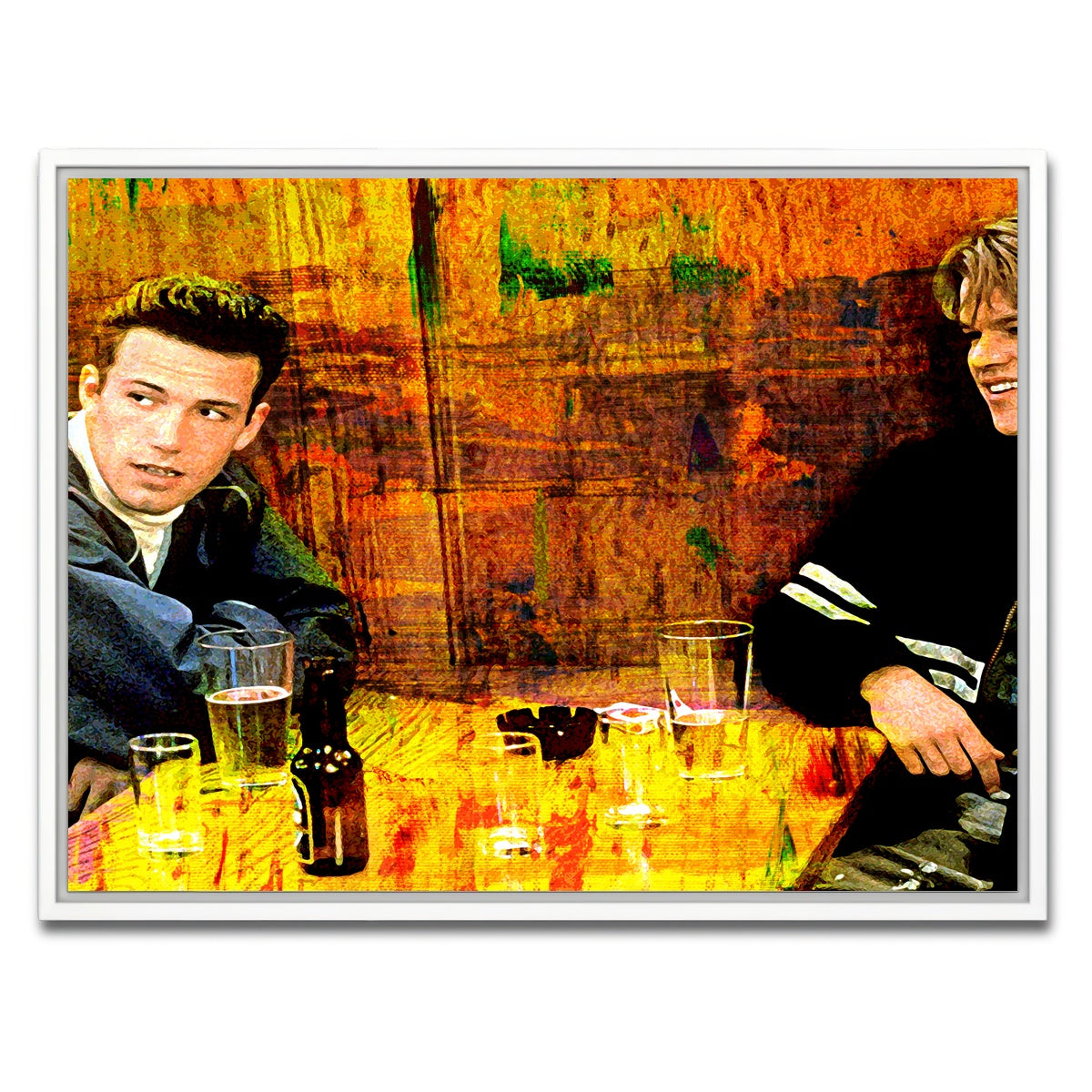 AUTO-MOCKUP WHITE | Good Will Hunting | 1 Piece | White Framed Canvas | group=4x3