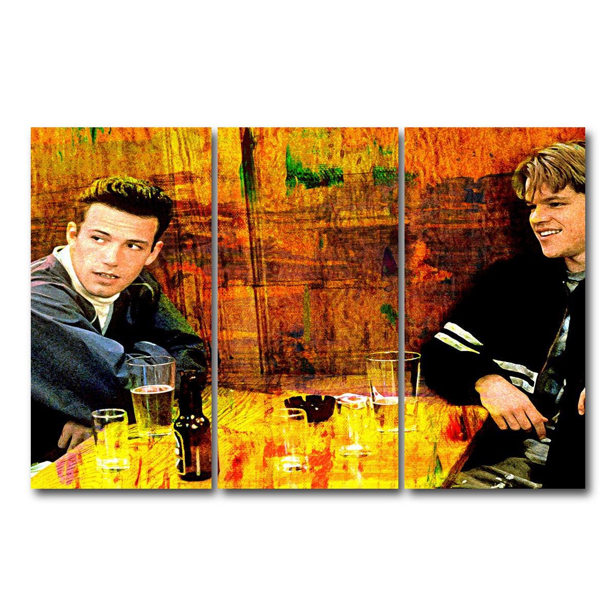 AUTO-MOCKUP WHITE | Good Will Hunting | 3 Piece | Gallery Wrap Canvas | group=12x24