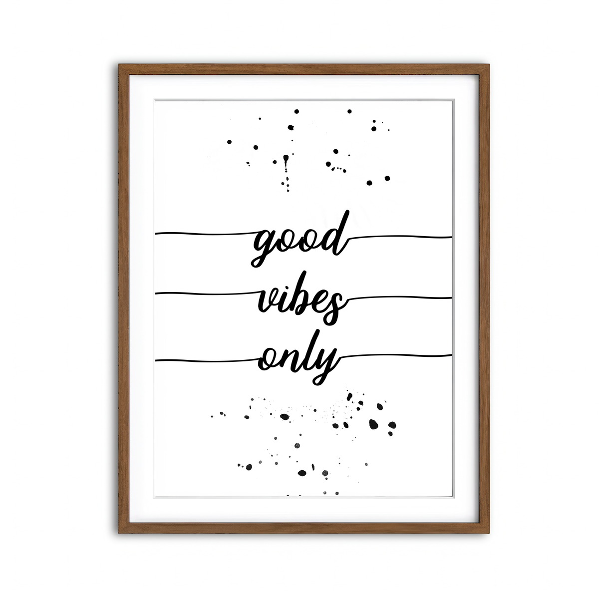 Framed Print 3x4 Walnut