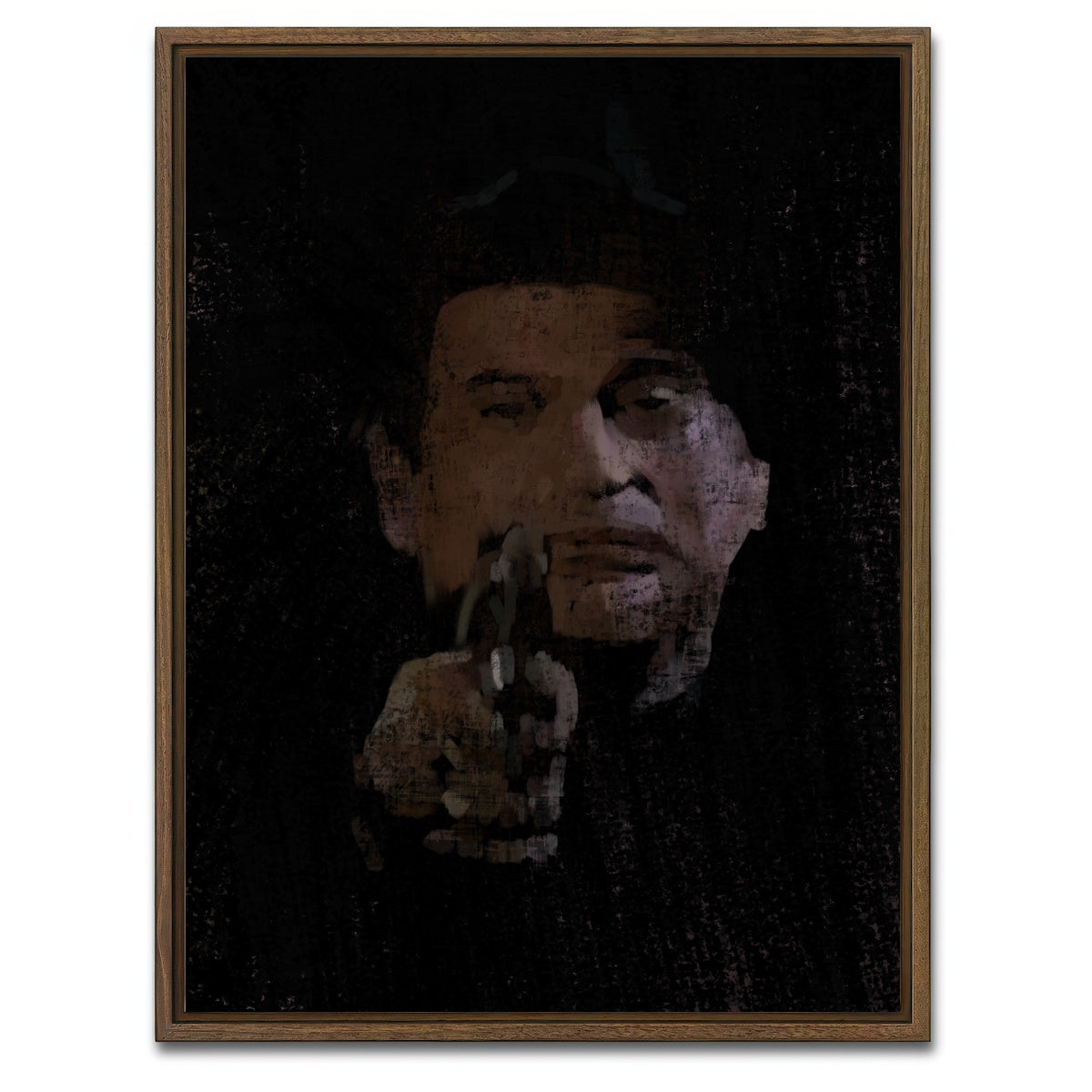 AUTO-MOCKUP WHITE | Goodfella | 1 Piece | Walnut Framed Canvas | group=3x4