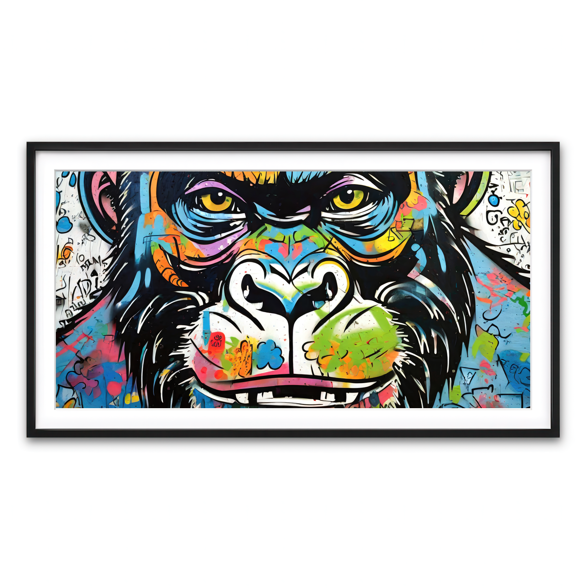 Framed Print 2x1 Black