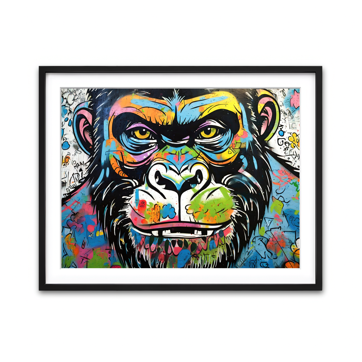 Framed Print 4x3 Black