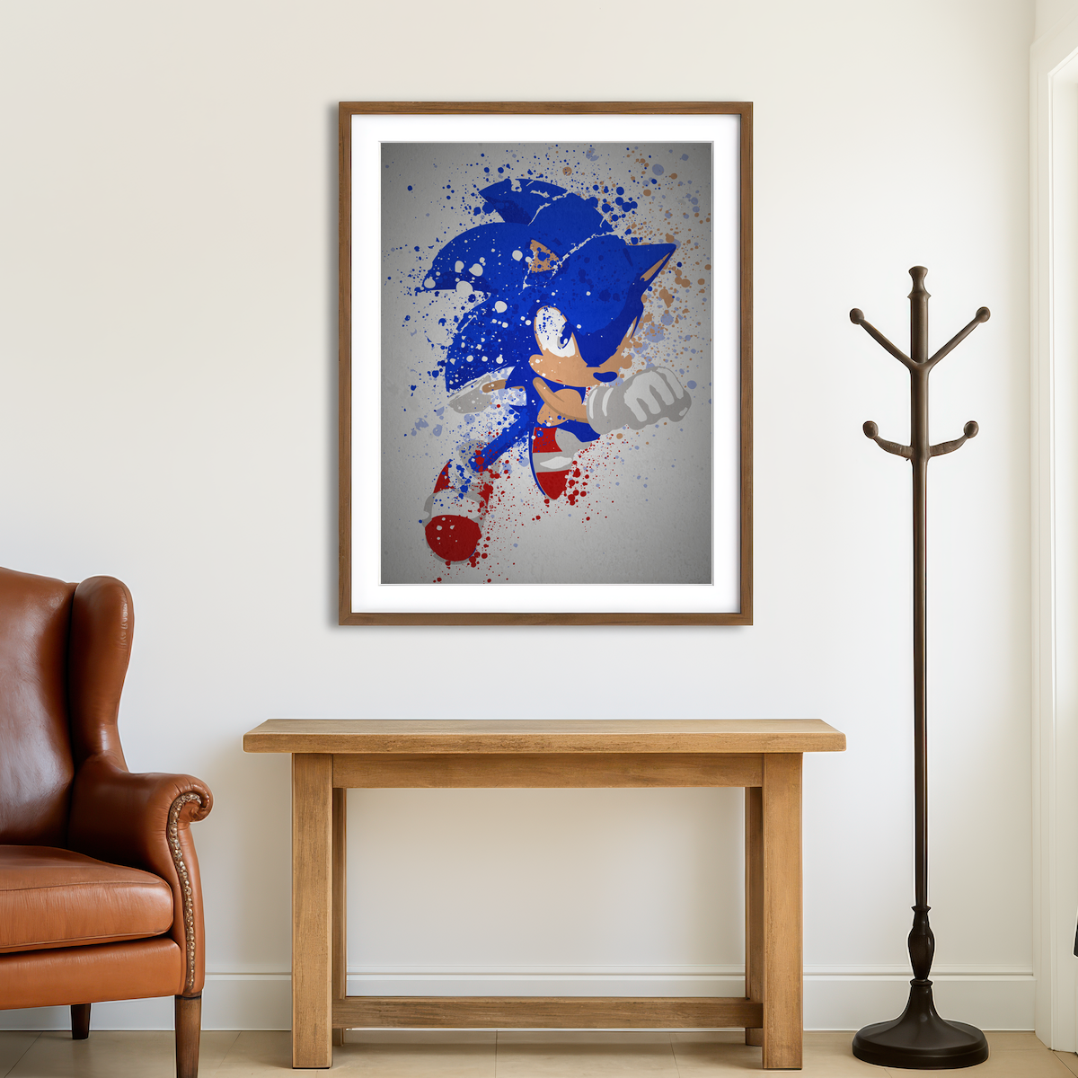 AUTO-MOCKUP ROOM | Gotta Go Fast Wall Art