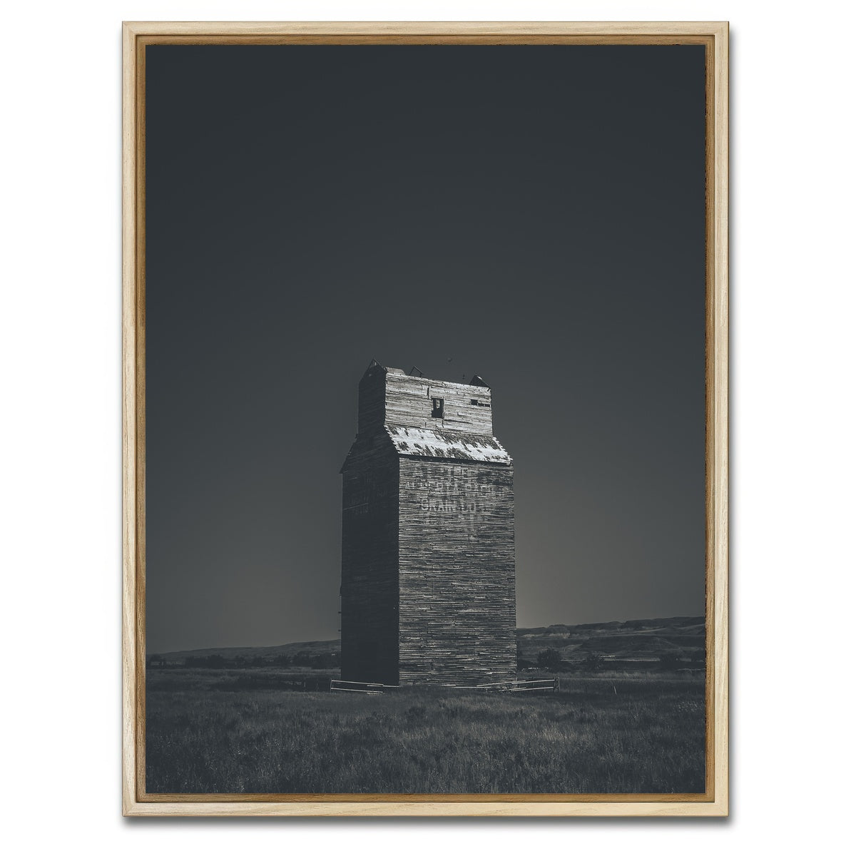 AUTO-MOCKUP WHITE | Grain Silo | 1 Piece | Natural Framed Canvas | group=3x4
