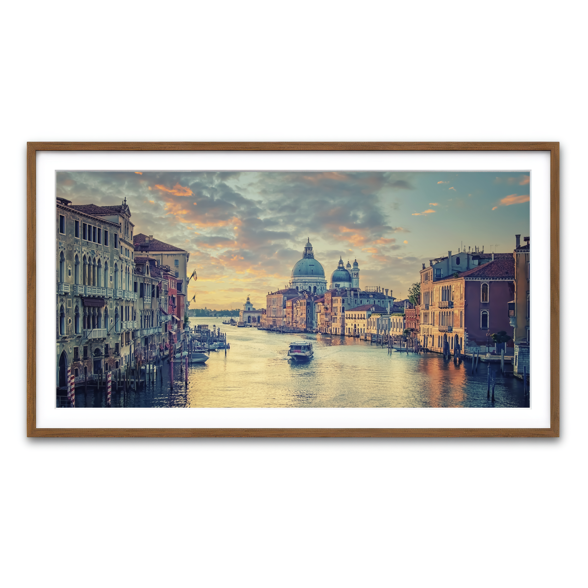 Framed Print 2x1 Walnut