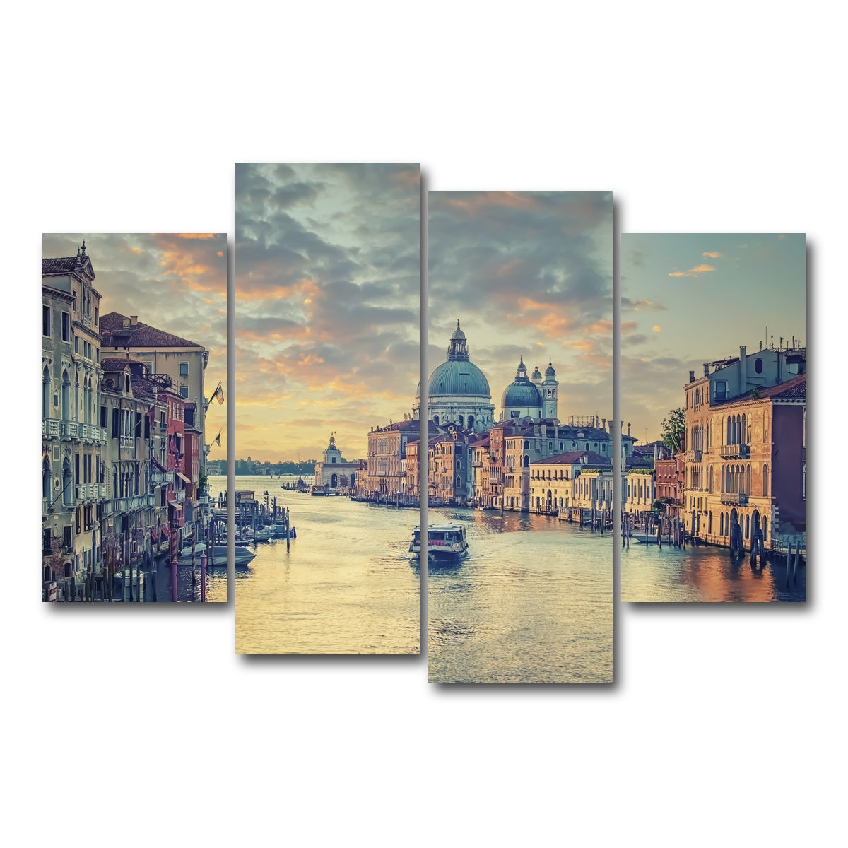 AUTO-MOCKUP WHITE | Grand Canal | 4 Piece | Gallery Wrap Canvas | group=4_short
