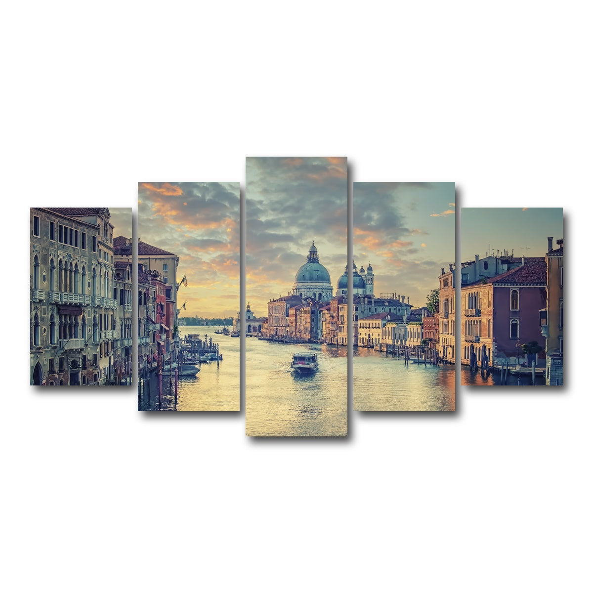 AUTO-MOCKUP WHITE | Grand Canal | 5 Piece | Gallery Wrap Canvas | group=5_normal
