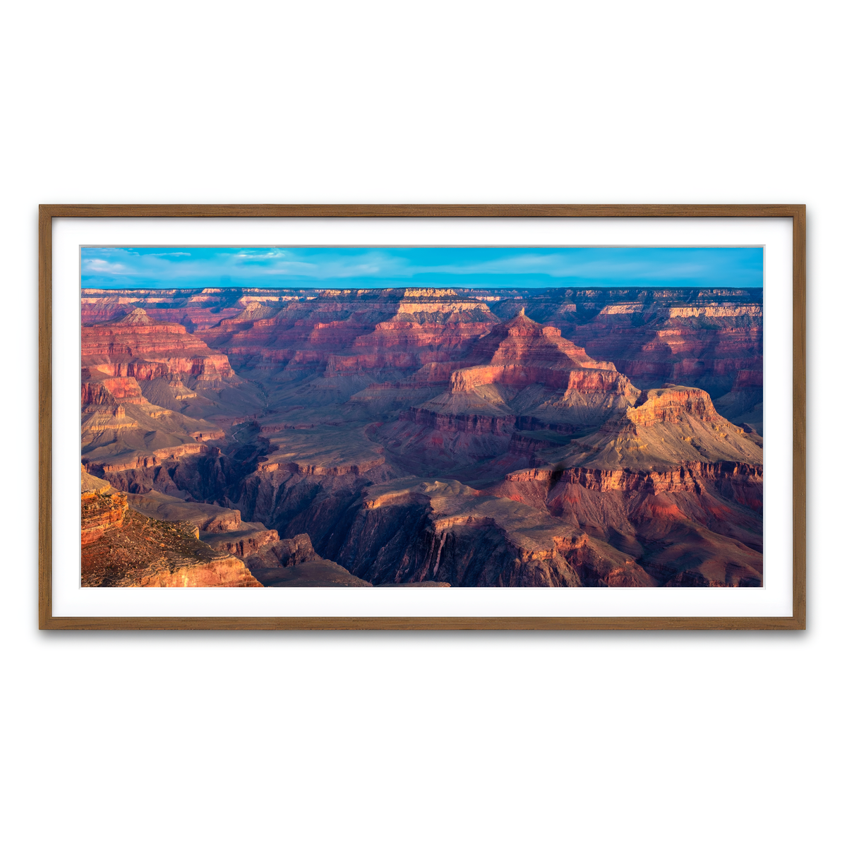 Framed Print 2x1 Walnut