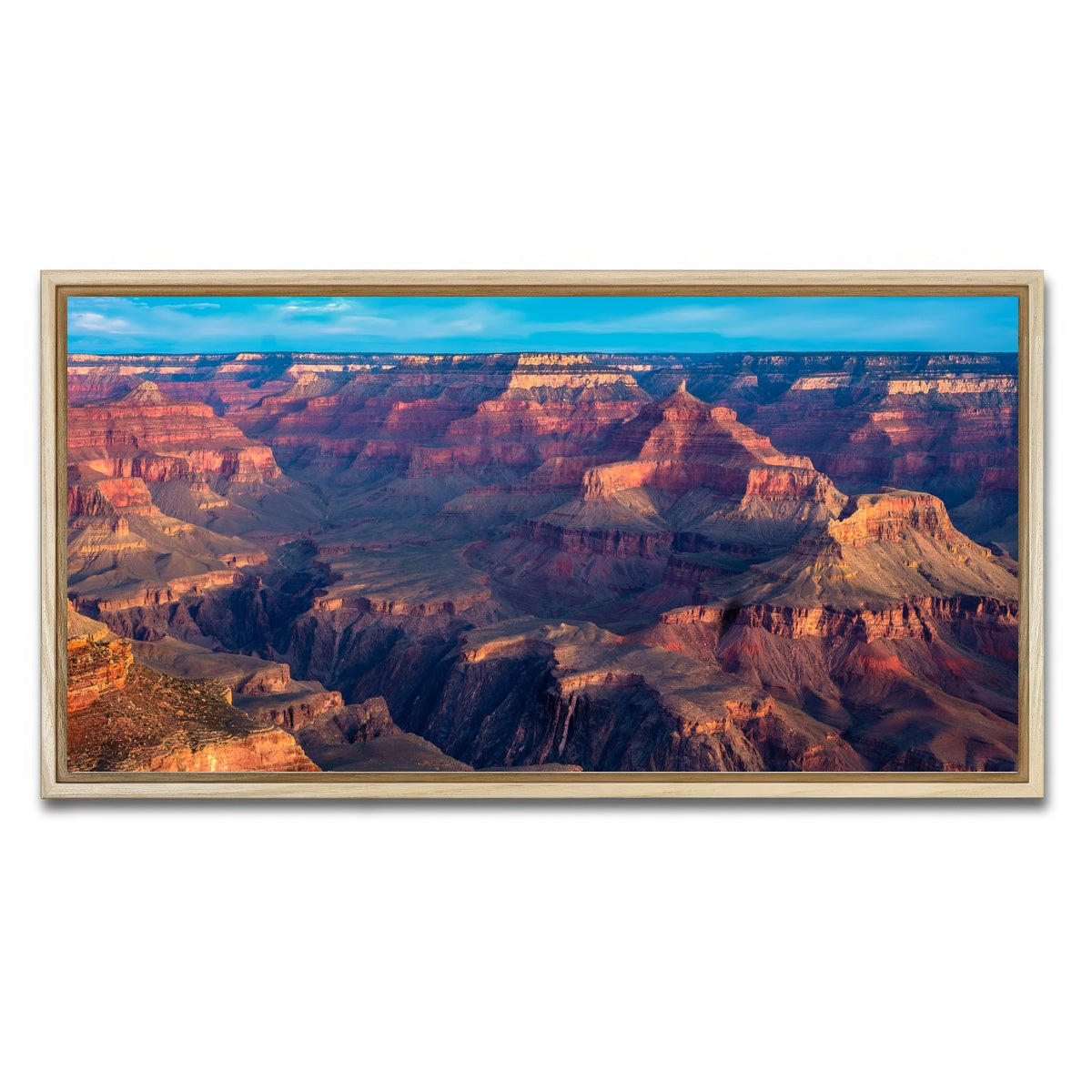 AUTO-MOCKUP WHITE | Grand Canyon National Park | 1 Piece | Natural Framed Canvas | group=2x1