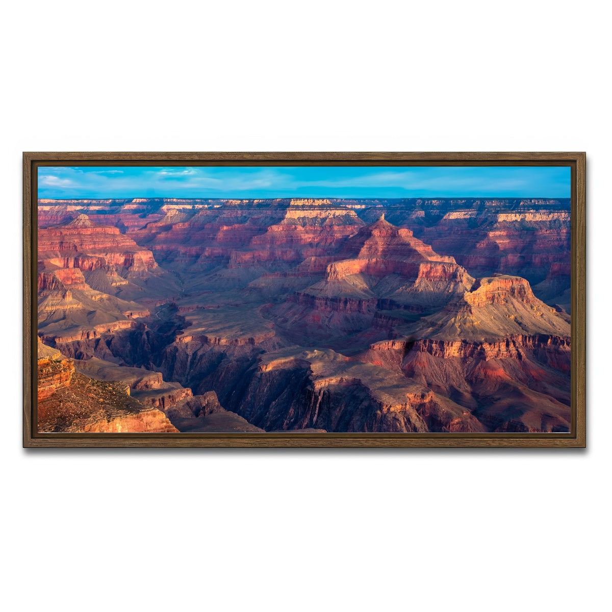 AUTO-MOCKUP WHITE | Grand Canyon National Park | 1 Piece | Walnut Framed Canvas | group=2x1