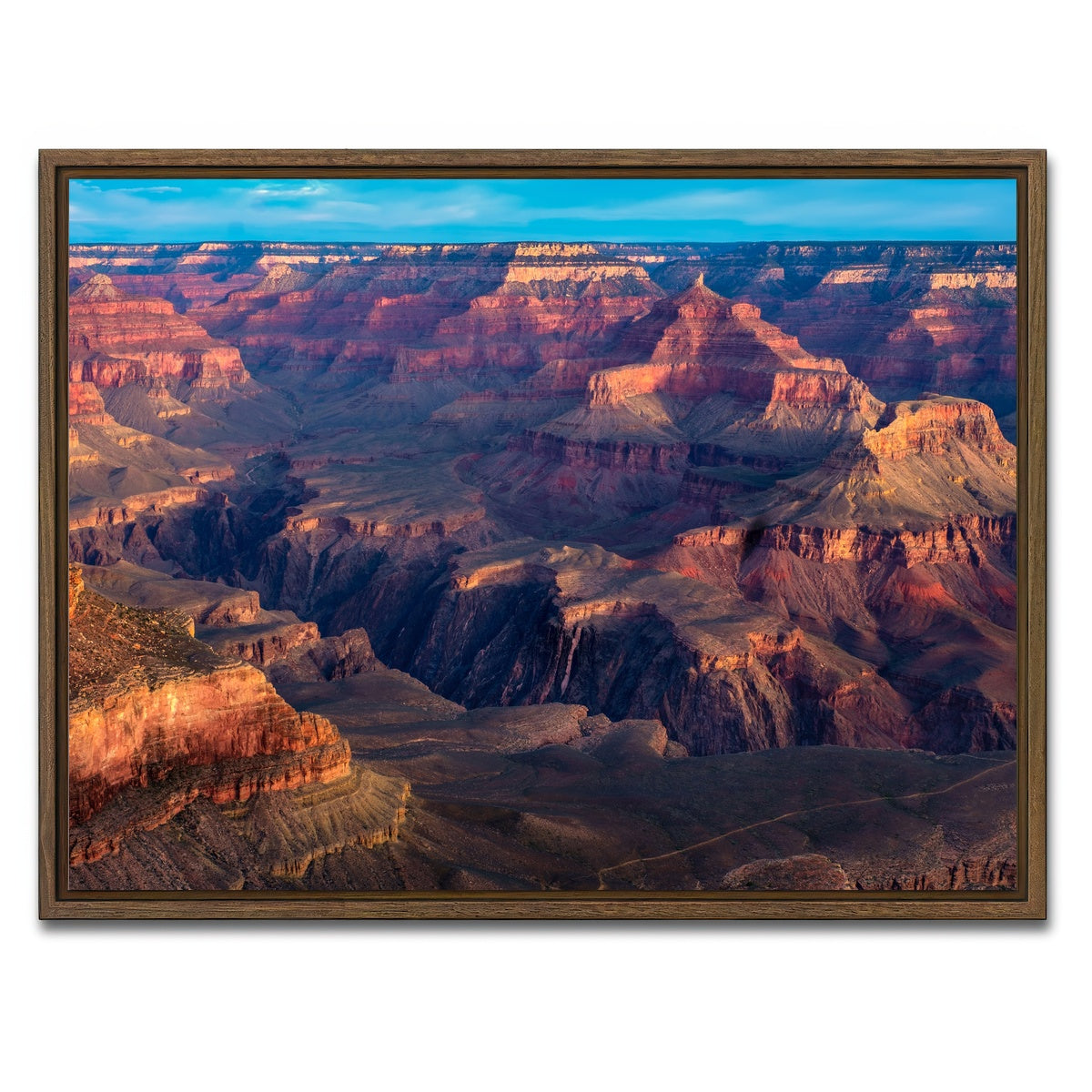 AUTO-MOCKUP WHITE | Grand Canyon National Park | 1 Piece | Walnut Framed Canvas | group=4x3