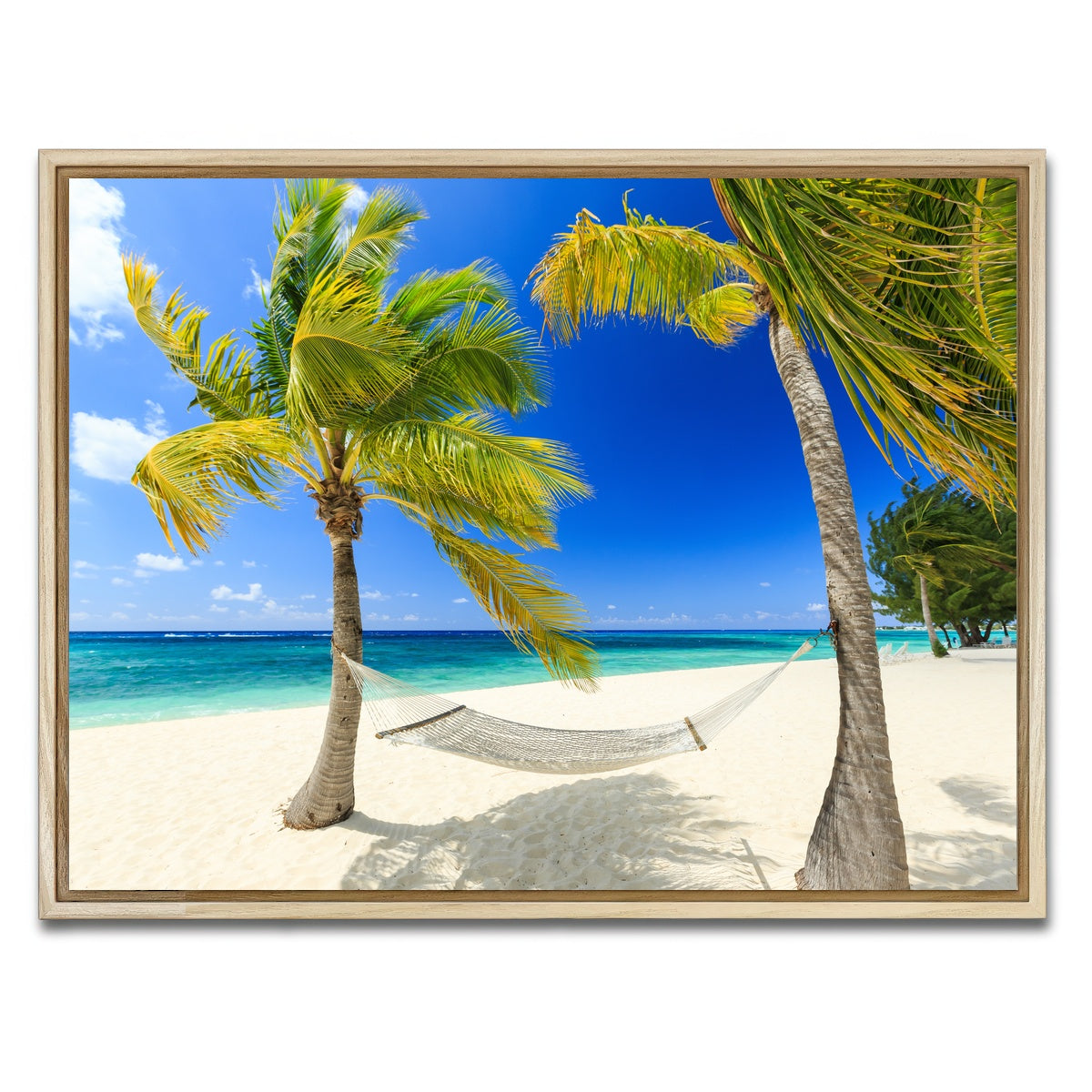 AUTO-MOCKUP WHITE | Grand Cayman | 1 Piece | Natural Framed Canvas | group=4x3