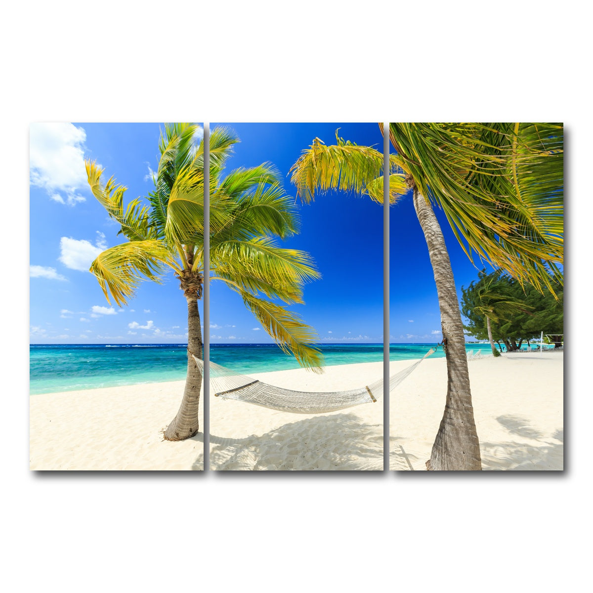 AUTO-MOCKUP WHITE | Grand Cayman | 3 Piece | Gallery Wrap Canvas | group=12x24